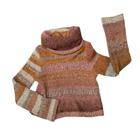 Free People My Girl Turtleneck Sunburst Combo Size M - Picture 4 of 10